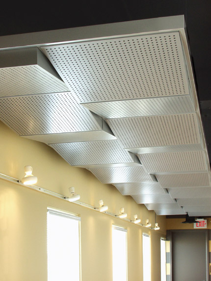 Geometrix 3D Metal Ceiling Tiles by USG Boral – EBOSS
