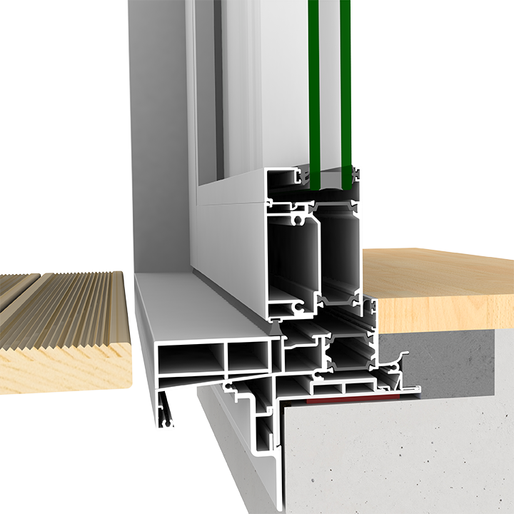 3D Models Metro Series ThermalHEART® with Centrafix™ Hinged and French Doors by VANTAGE Windows