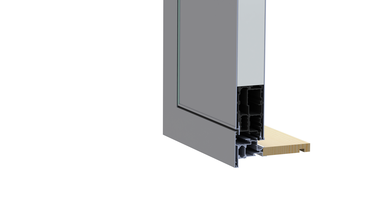 Render 1 Door Frame and Plasma Internal Bottom Rail