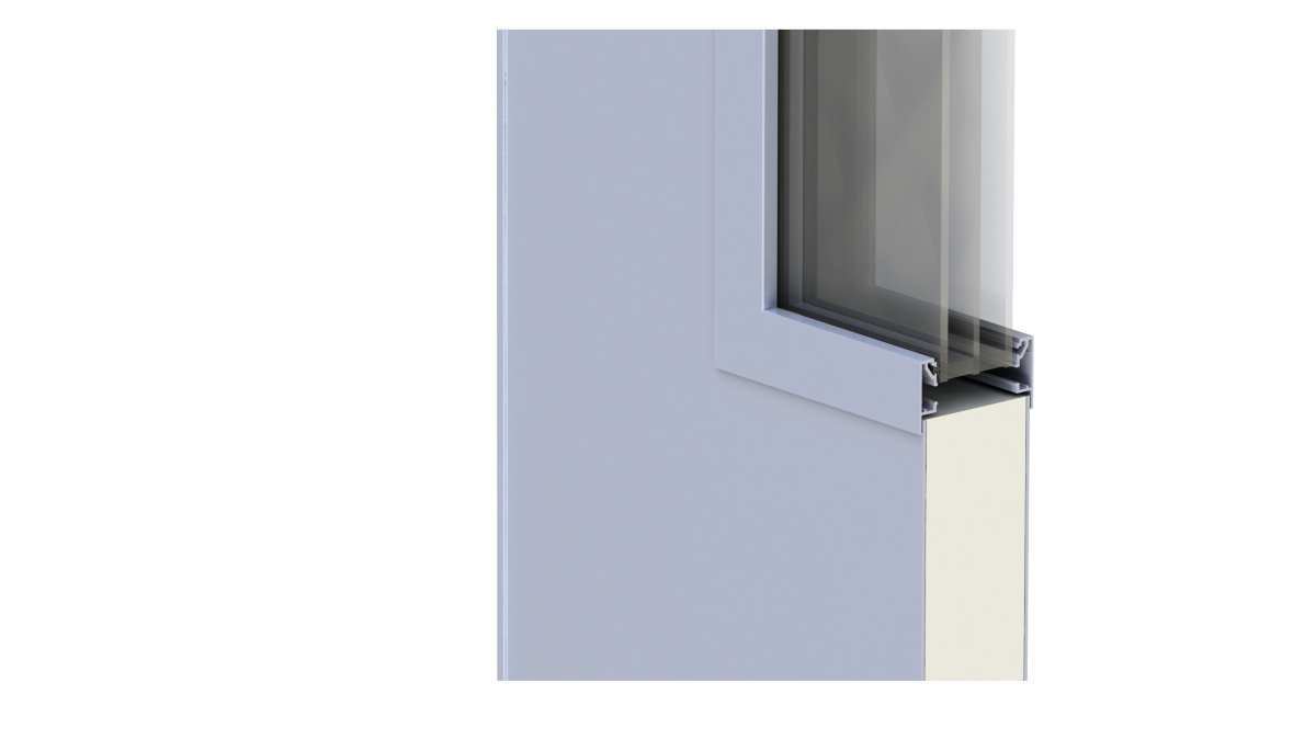Render 3 Plasma door glazing
