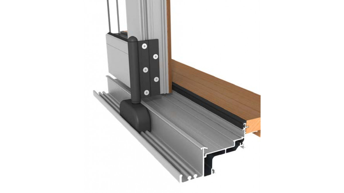 Sill track and panel roller