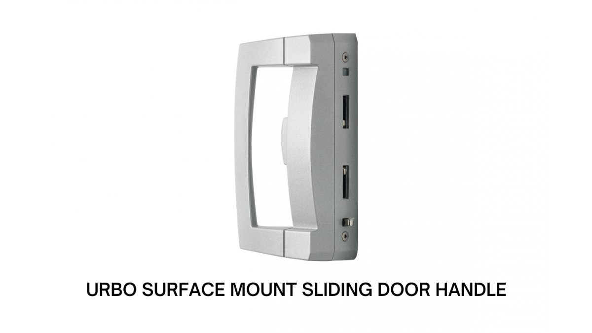 urbo surface mount sliding door handle