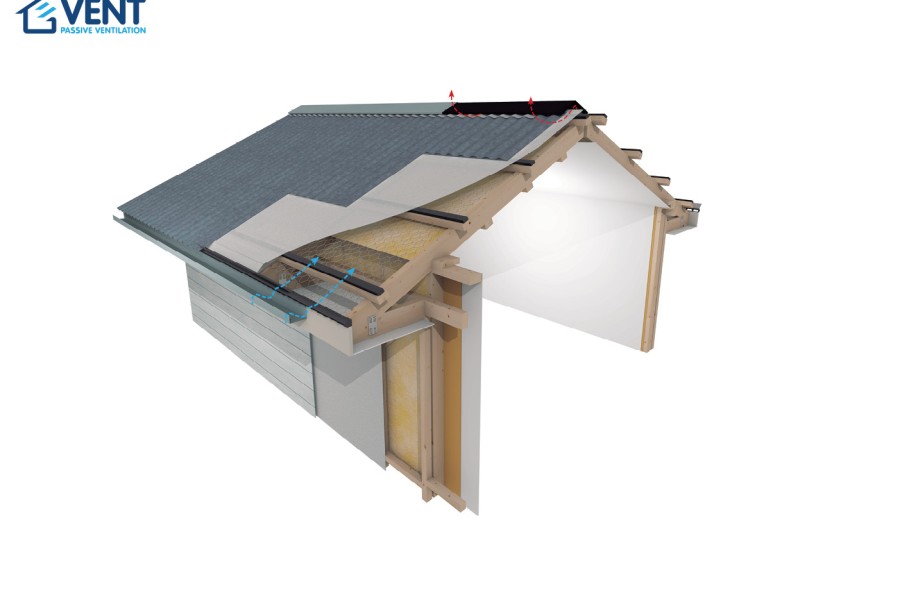 VENT Skillion Pitched Roof Ventilation System