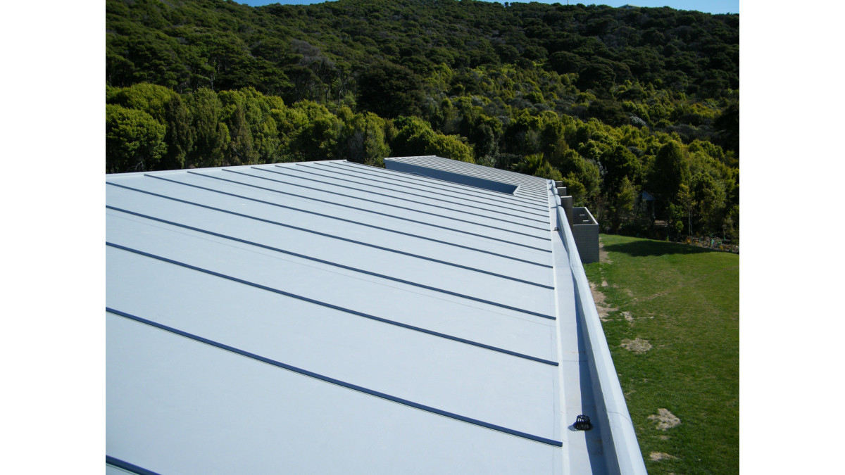 Viking Enviroclad roof detail on waiheke home