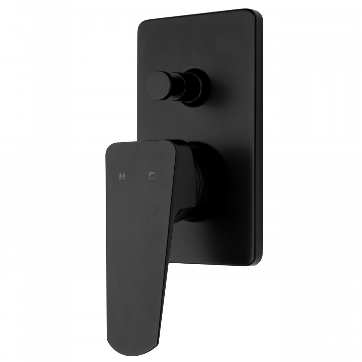 Eclipse Diverter Shower Mixer Matte Black by Voda Plumbingware EBOSS