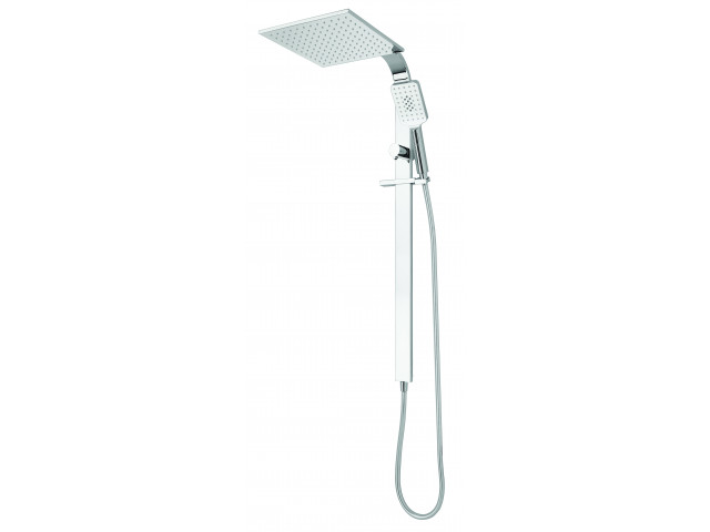 Eclipse Square Double Head Shower Chrome