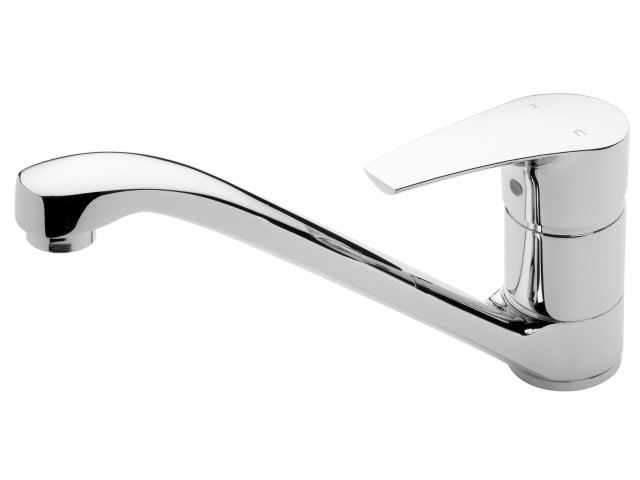 EcoMix Cast Spout Sink Mixer Chrome