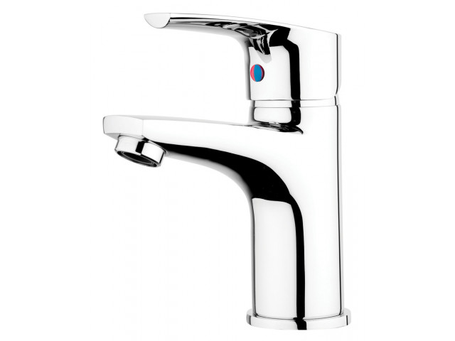 EcoMix Cast Spout Basin Mixer Chrome