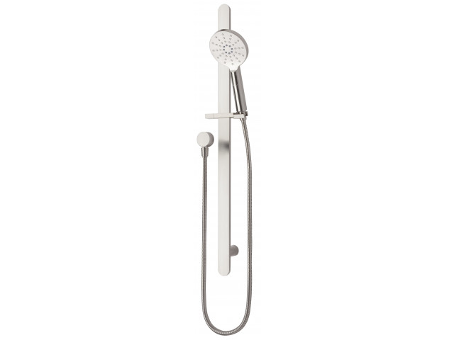 Olympia Round 3 Function Slide Shower Brushed Nickel
