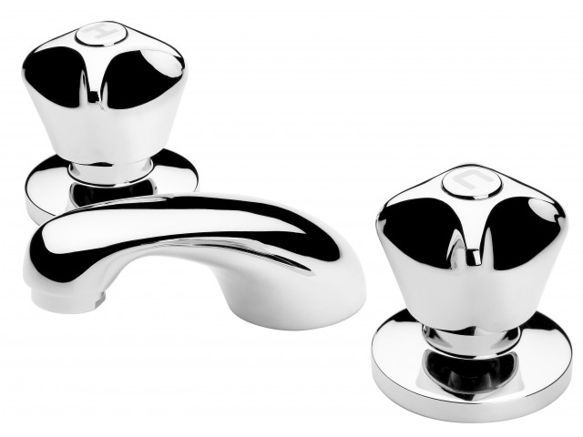 Proline 3 Hole Basin Set Chrome