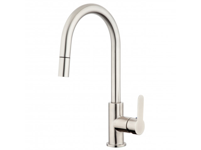 Stainless Steel Gooseneck Pulldown Sink Mixer