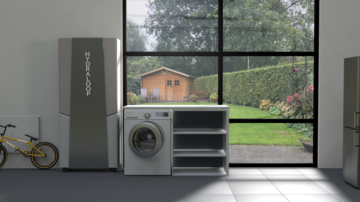 H300 stone next to washing machine