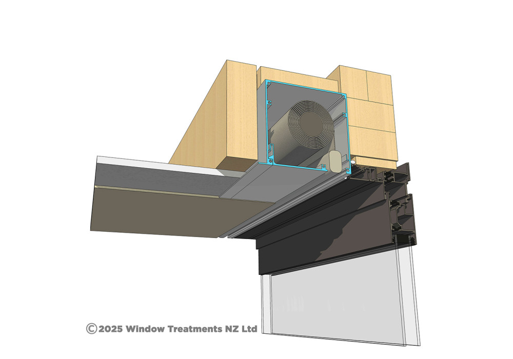 Recess Flush Box For Blinds and Curtain Tracks
