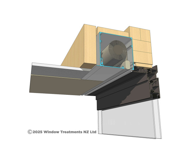Recess Flush Box For Blinds and Curtain Tracks