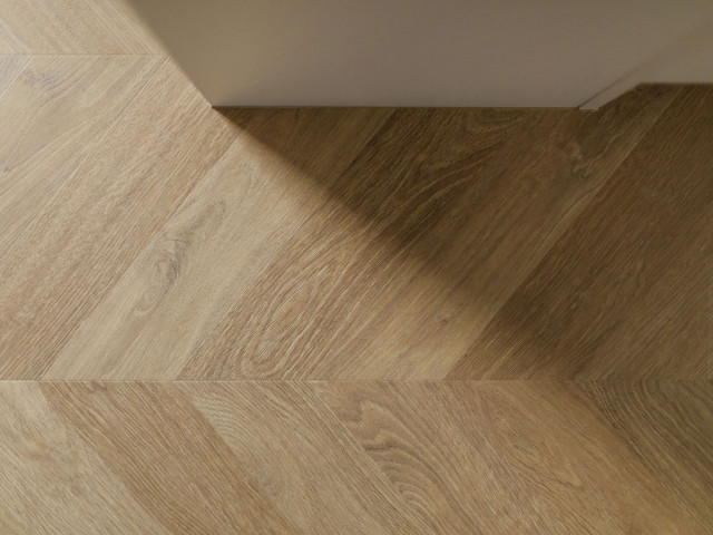 Zenku Artec — Laminate Chevron Flooring