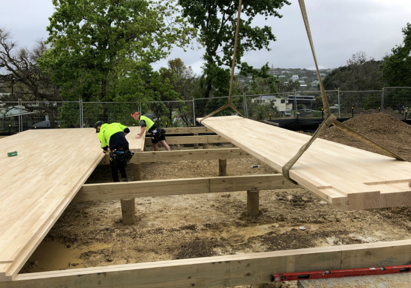 Woodspan PLT Subfloor — Terraced Housing