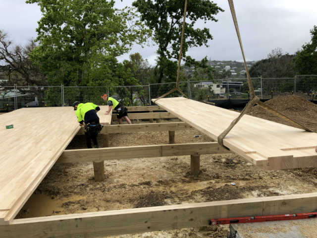 Woodspan PLT Subfloor — Terraced Housing