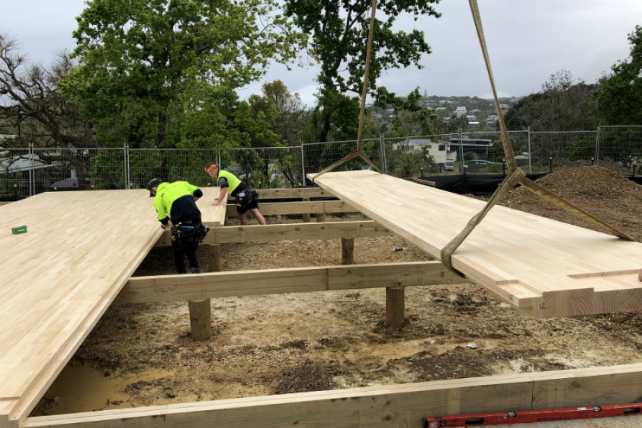 Woodspan PLT Subfloor — Terraced Housing