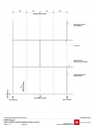 5A KB Ceiling Framing Fixing Layout v1