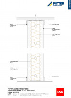 2.4.1 A Series 105 64mm Steel Stud Wall Cross Section