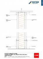 2.4.3 A Series 105 64mm Full Height Steel Stud Wall