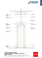 2.5.4 A Series 105 2.5.4 64mm Half Height Glazed Wall