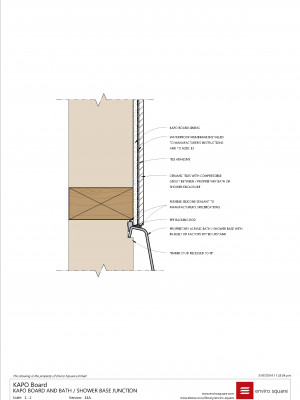 14A KAPO BOARD AND BATH SHOWER BASE JUNCTION