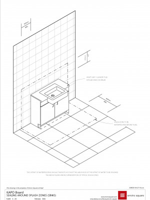 16A SEALING AROUND SPLASH ZONES SQ SINKS