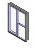 hinged door with sidelight open in