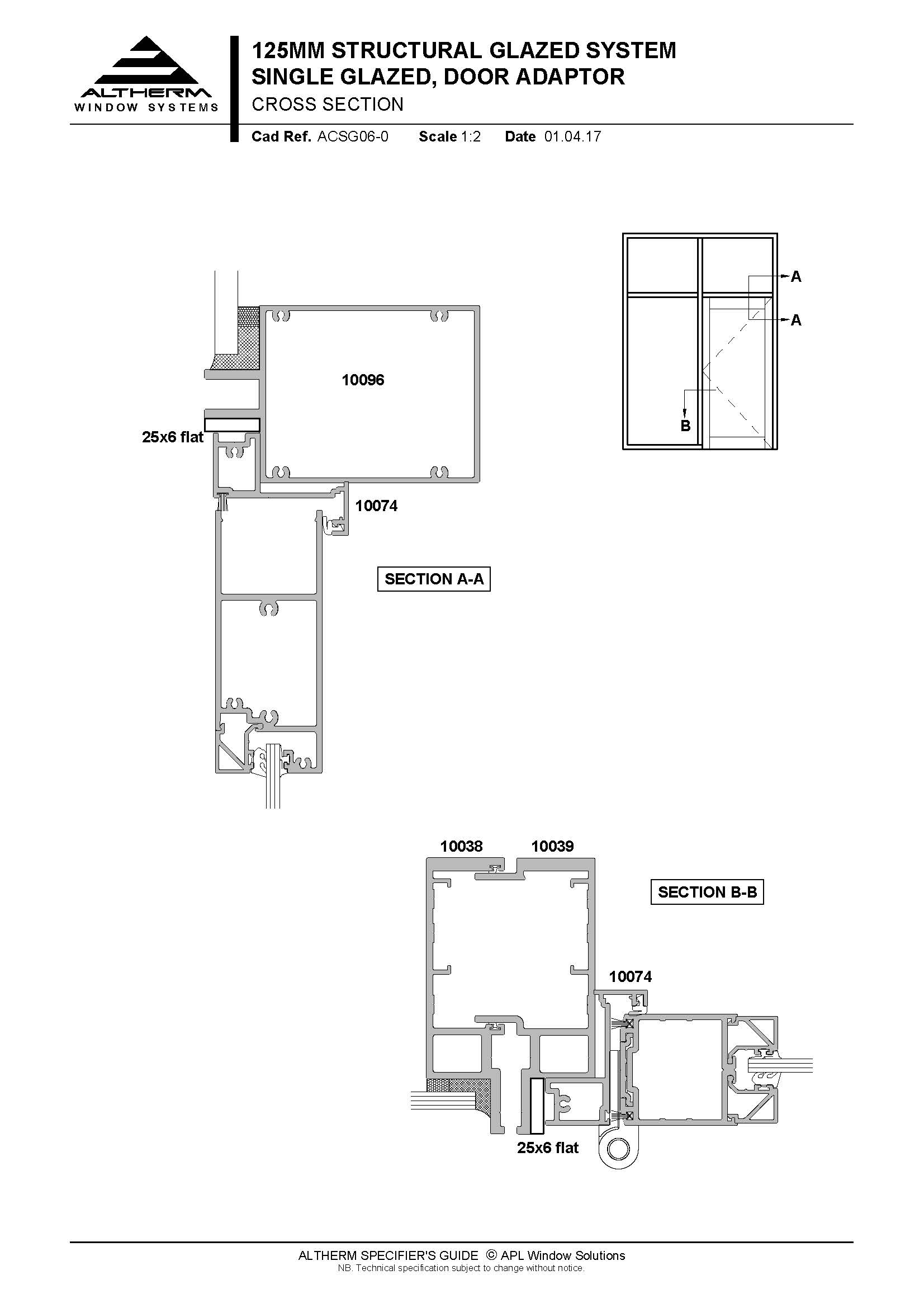 Drawings for Commercial 125mm, 150mm and 168mm Structural Glaze Systems ...