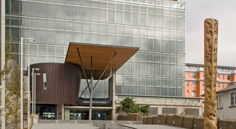 Complex Window Facade Withstands Christchurch Earthquake
