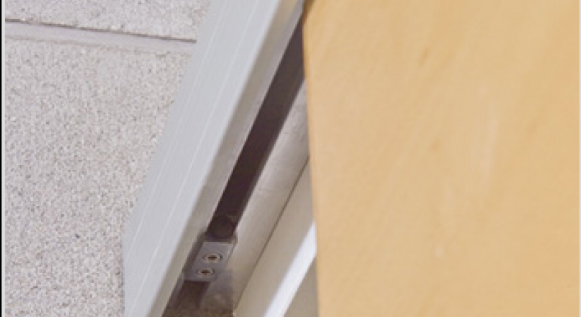 CS for Doors Mount Track System + Cavity Sliders for Temporary Housing