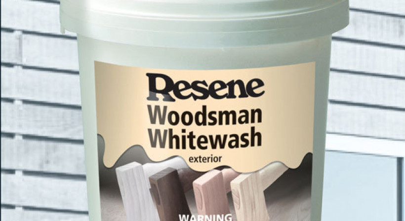 White Wood with Resene Woodsman Whitewash