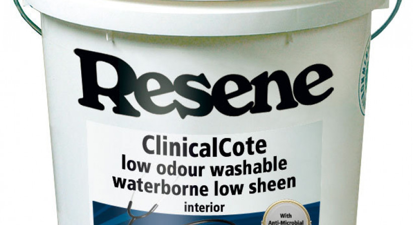 Resene ClinicalCote Deodorises, Sanitises + Protects Walls