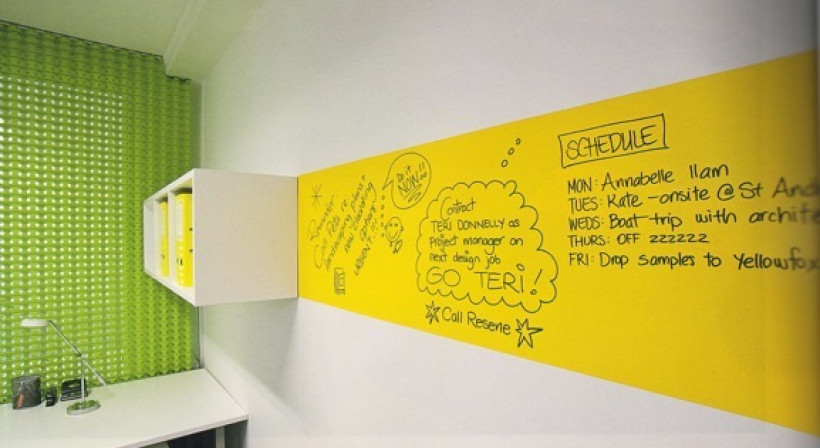Make the Most of Office Wall Space with Resene Write-on Wall Paint
