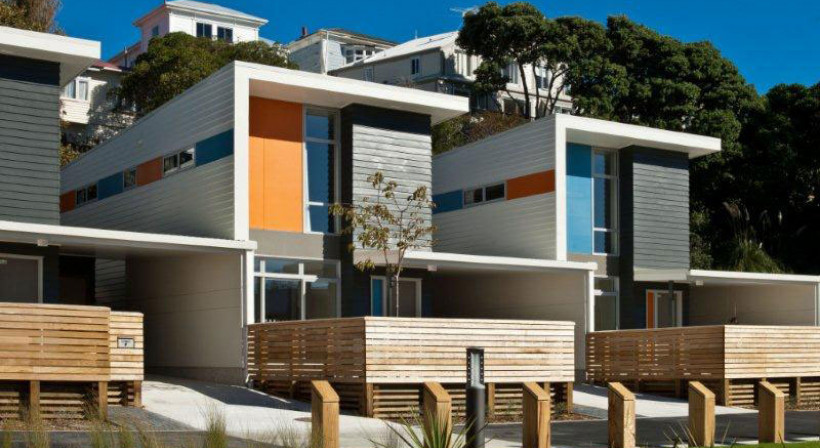 Colourful Social Housing wins a Resene Total Colour Award
