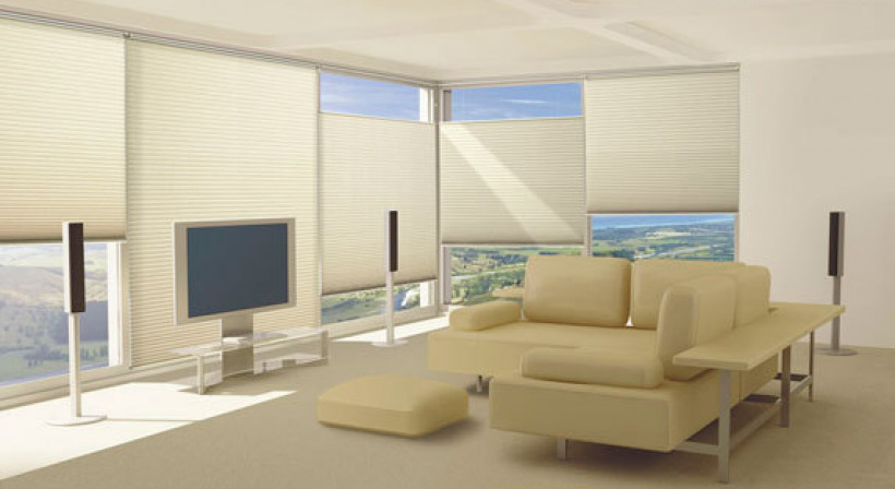 Luxaflex Softshades Offer Insulation and Ambience