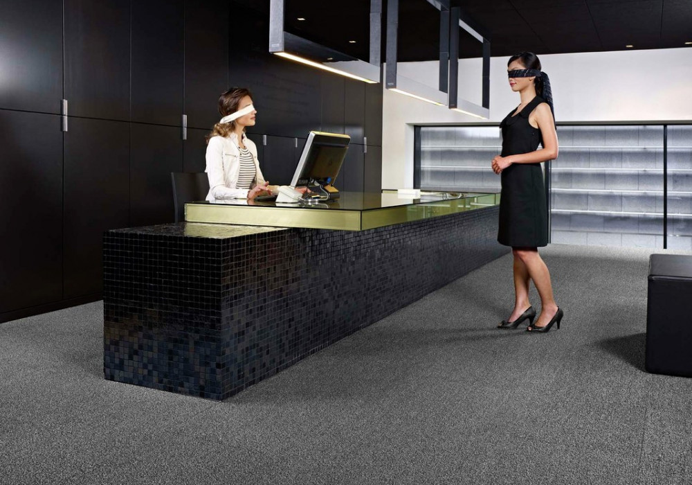 Metallic Carpet Tiles Give Shimmer to Floors