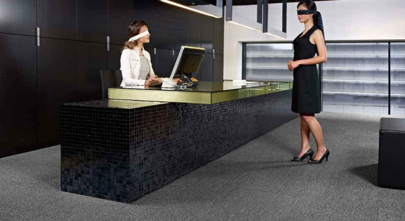 Metallic Carpet Tiles Give Shimmer to Floors
