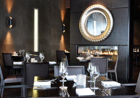 Fine Dining and a Perfect Fireplace