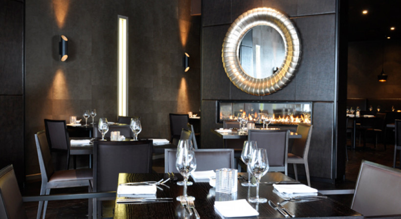 Fine Dining and a Perfect Fireplace