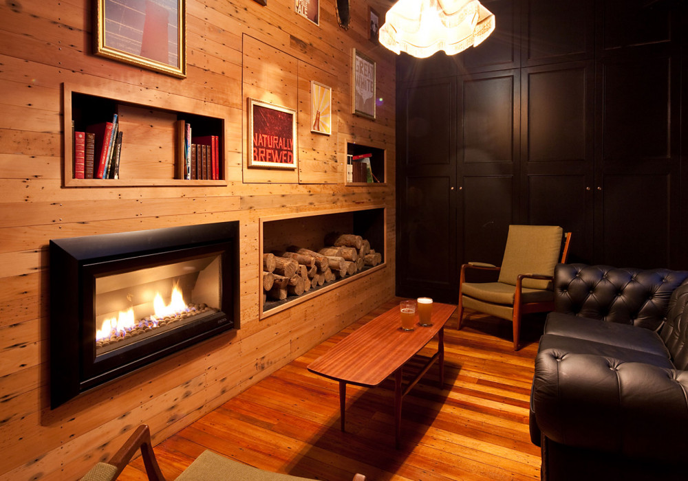 Gas Fireplaces and Pints Warm Up Patrons at Mac’s Brew Bar