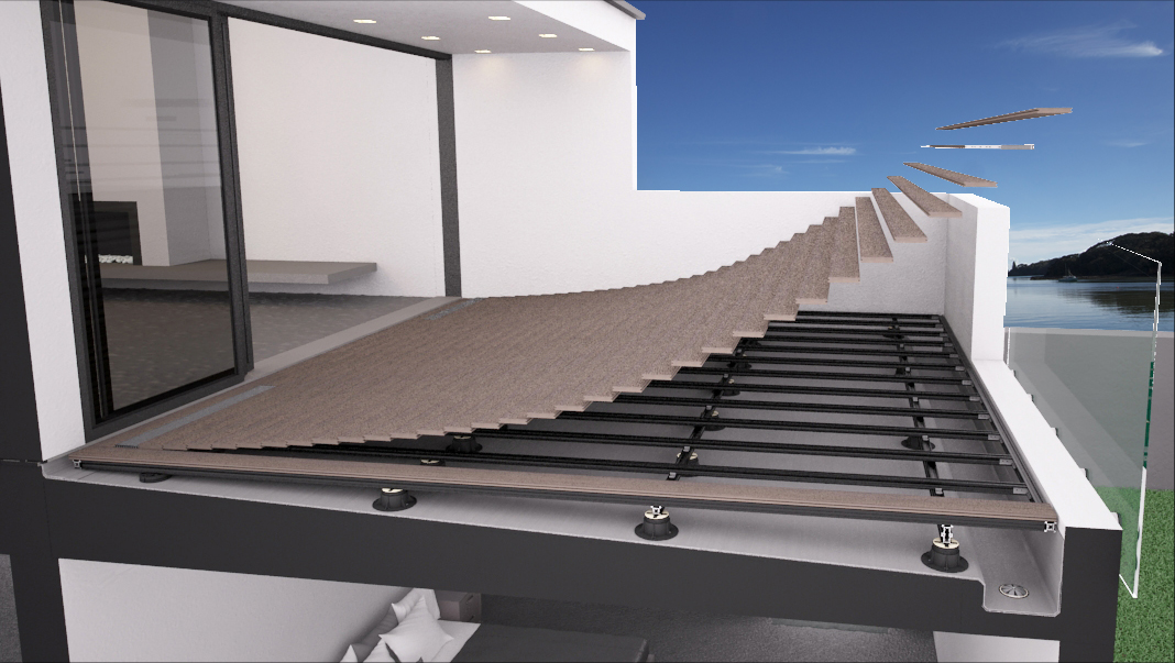 Building a Deck Over Membrane Is Simple, Fast and Affordable EBOSS