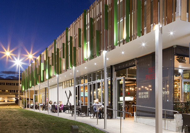 Trespa Meteon Slats Feature on The Strand in Tauranga