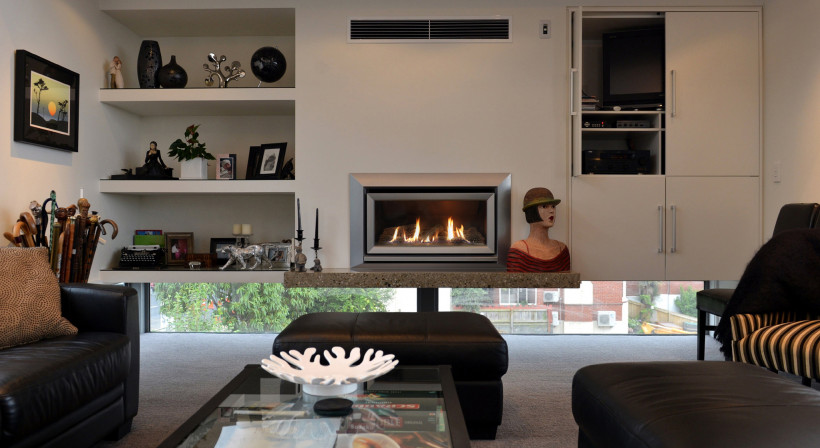 Apartment-Inspired Home Features an Escea Fireplace
