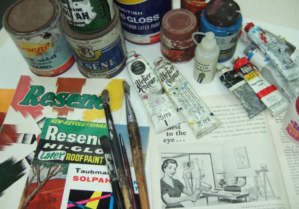 Exhibition Showcases the Effects of Modern Paints on Artworks