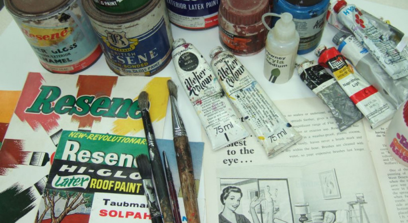 Exhibition Showcases the Effects of Modern Paints on Artworks