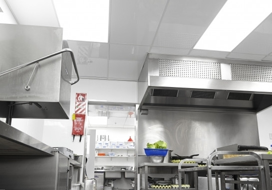Fenta Ceiling Tiles Reflect the High Standards at Hollywood Bakery