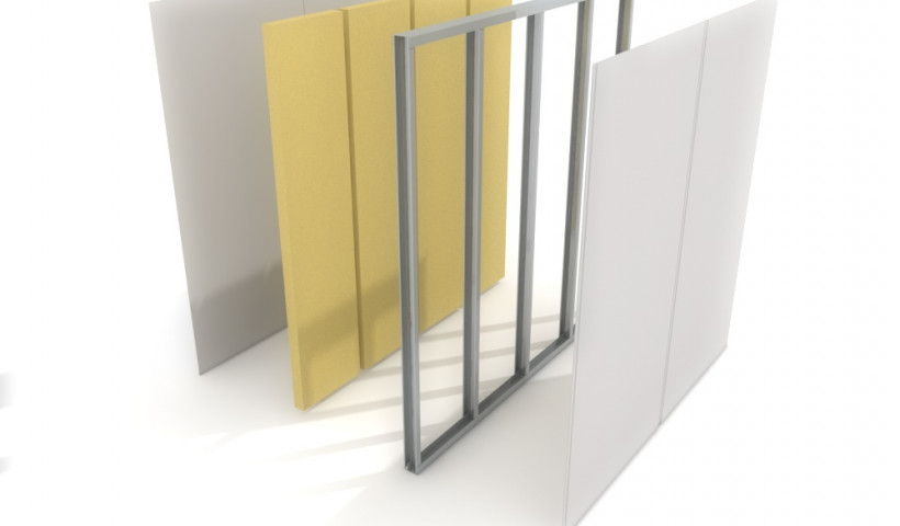High Performance Acoustic Insulation for Steel Stud Walls