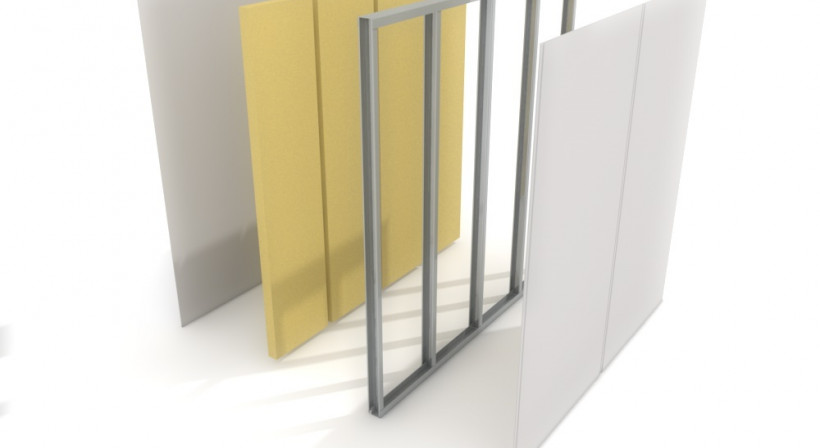 High Performance Acoustic Insulation for Steel Stud Walls